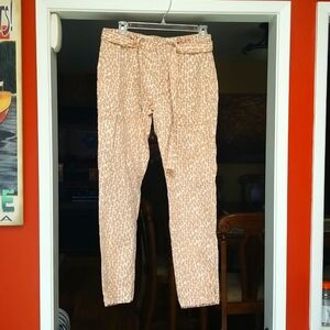 Anthropologie The Wanderer Animal Print Jeans